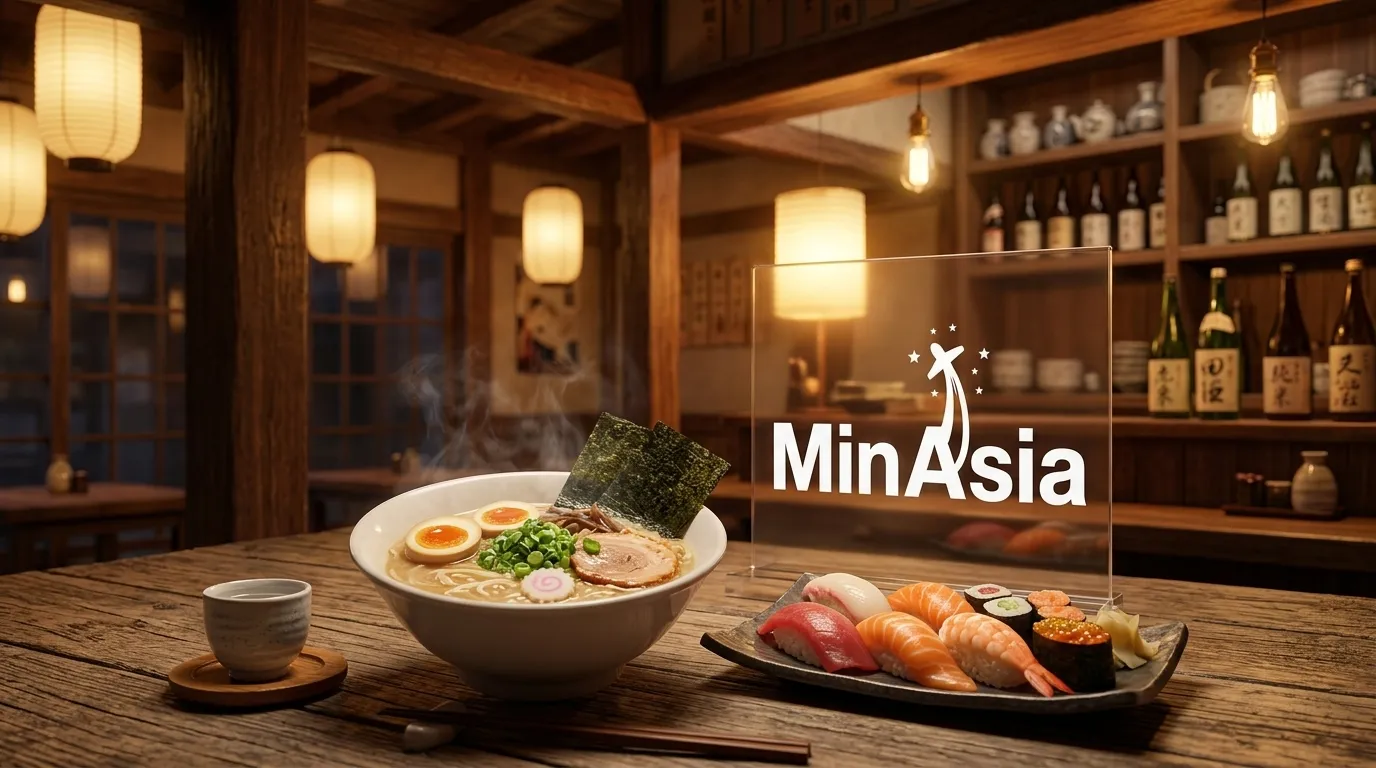 Gastronomia típica ilustrando custo de alimentação e quanto custa viajar para o japão diariamente.