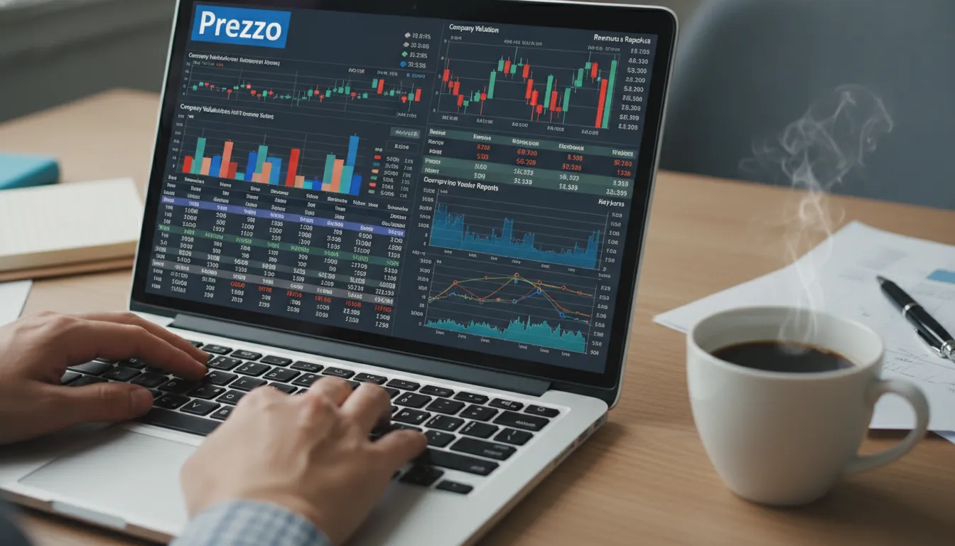 Análise detalhada de dados financeiros, foco da Contabilidade para Empresas de Tecnologia em São Paulo oferecida pela Prezzo Contábil.