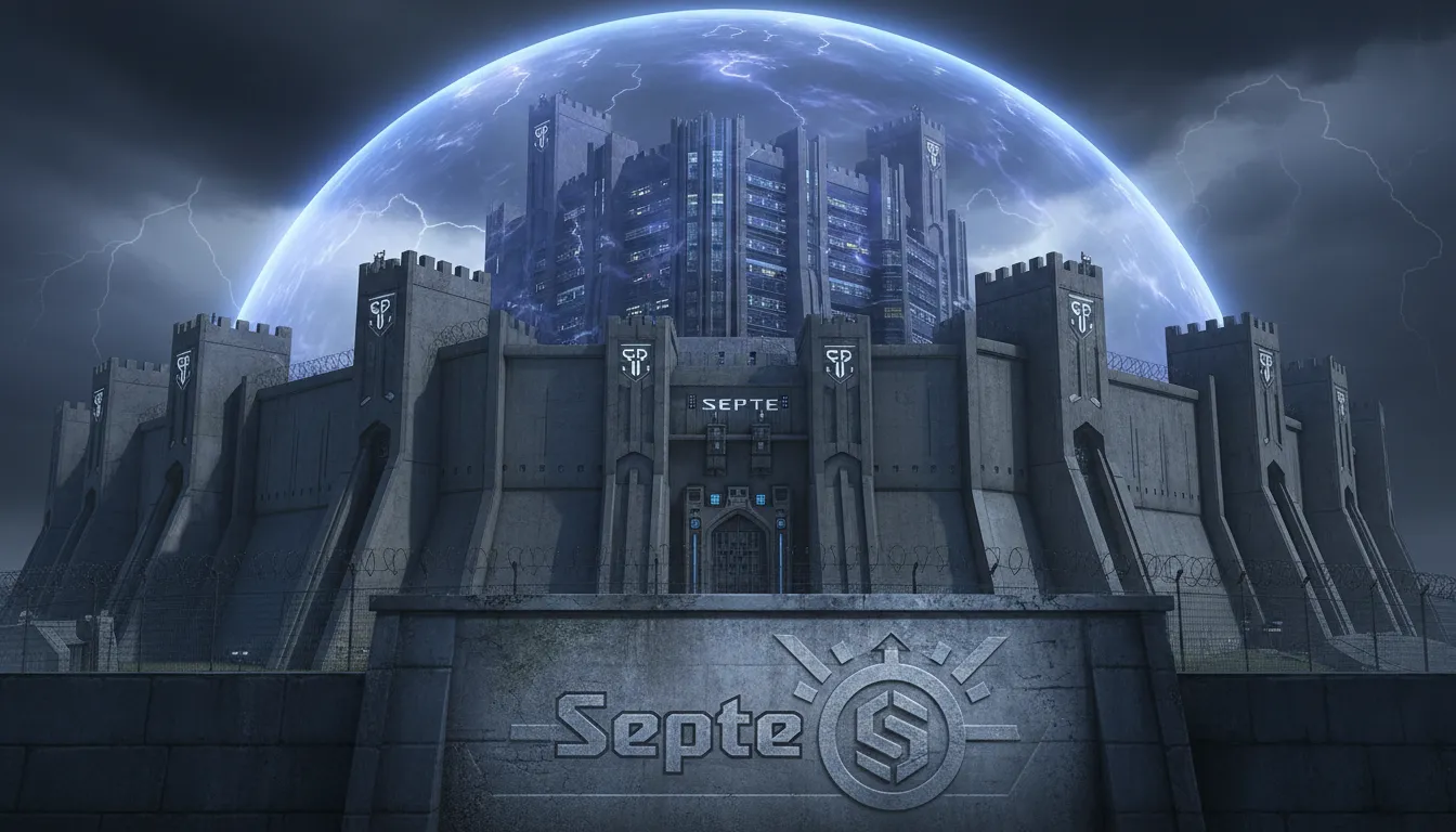 Data center da Septe representando segurança e proteção de dados com backup automático em nuvem.