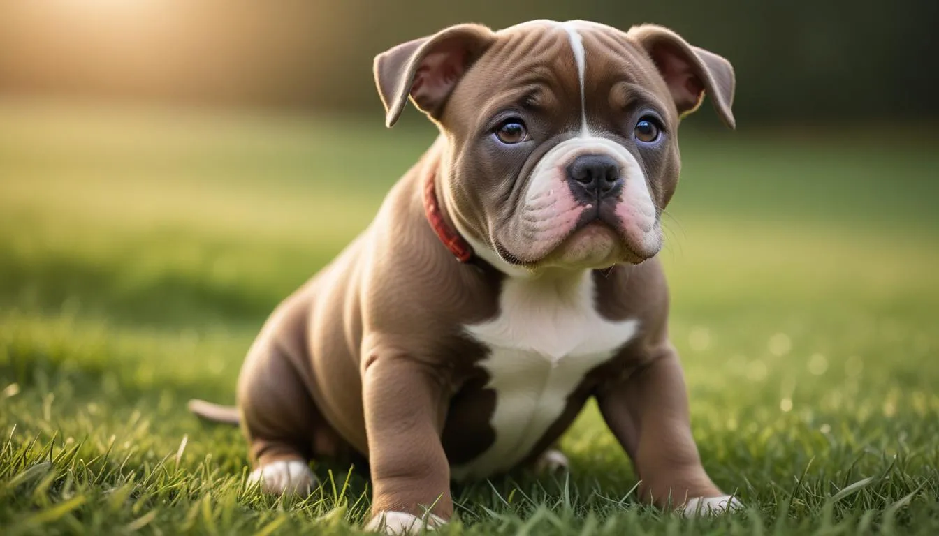 Ilustração da seção: Entendendo as Características do American Bully Filhote
