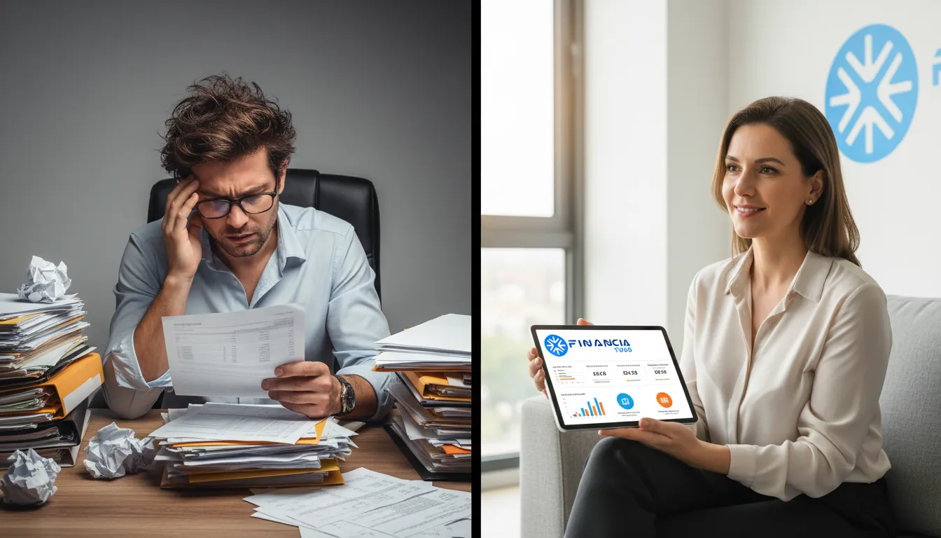 Comparativo: dificuldade em entender prazo home equity amortização vs facilidade com Financia Tudo.