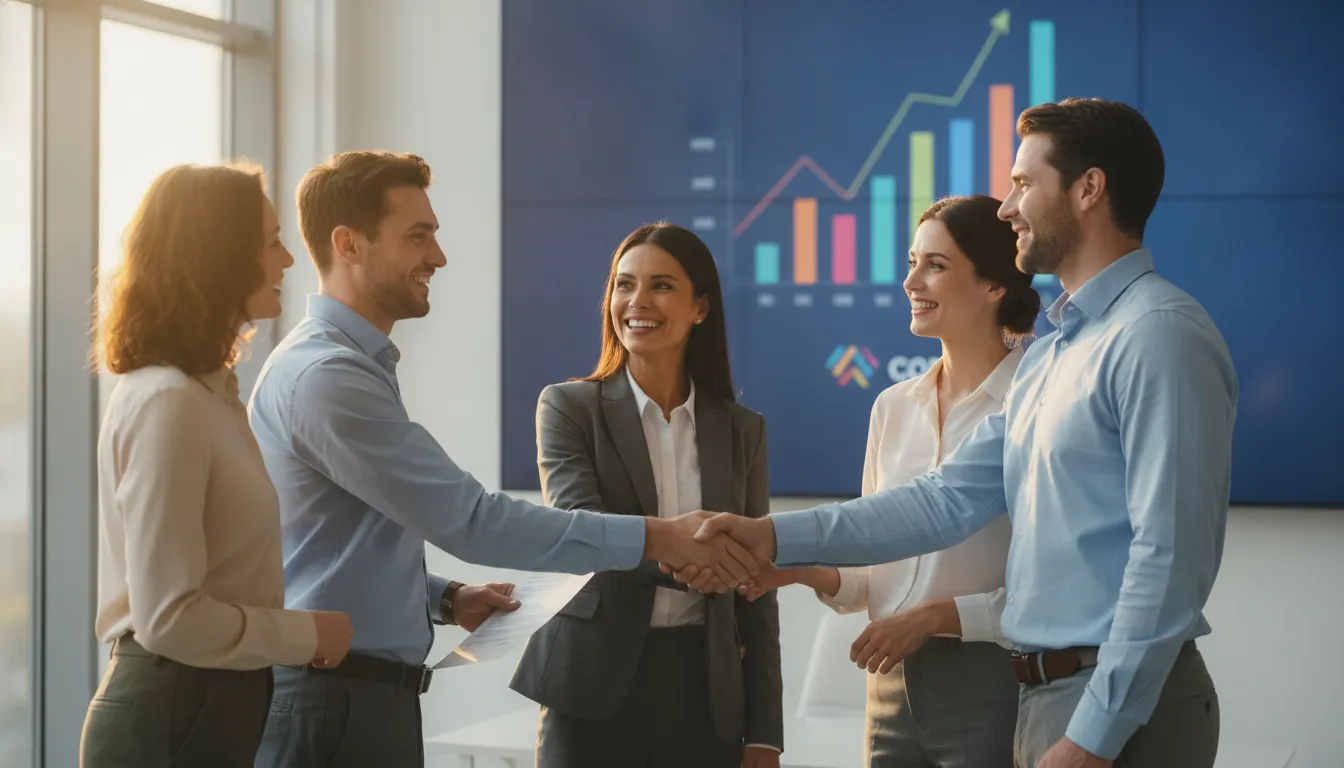 Clientes satisfeitos com aprovação de financiamento, após orientação para o que fazer.
