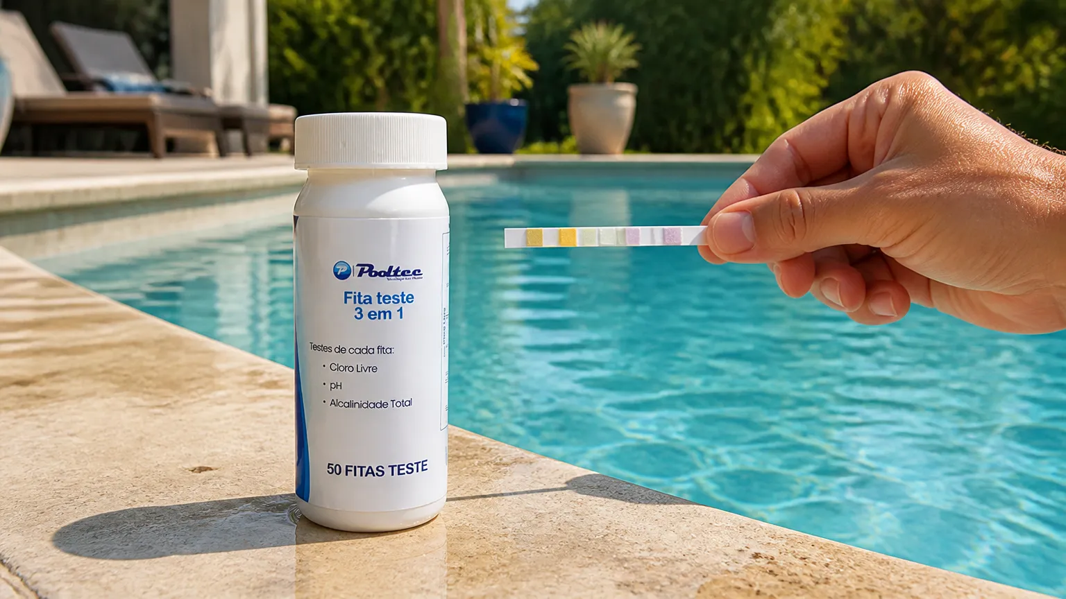 Fita Teste de Piscina: Como Usar e Interpretar Cada Resultado