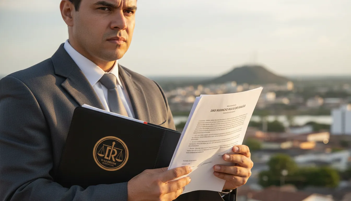 Retrato de um advogado em Bom Jesus da Lapa focado em casos contra planos de saúde, representando a Dias Ribeiro.