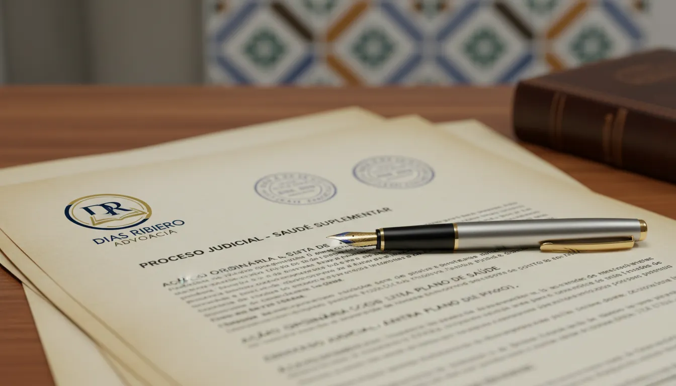 Documentos jurídicos detalhados sobre ação contra plano de saúde em Paulo Afonso com advogado.