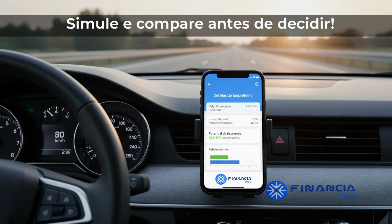 Família reunida analisando se refinanciar carro ainda financiado vale a pena para obter mais crédito, com chave do carro.