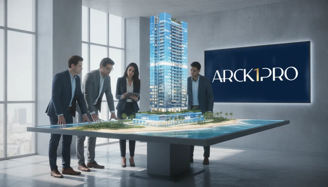 Melhor investimento 2026: Equipe técnica avalia viabilidade BIM de projeto imobiliário litoral catarinense.