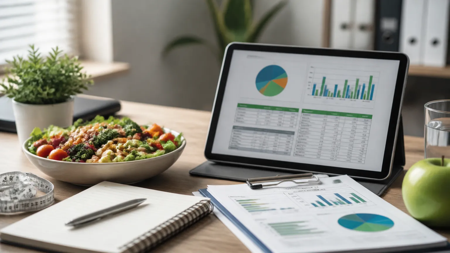 Planejamento financeiro e contabilidade para nutricionistas autônomos e clínicas.