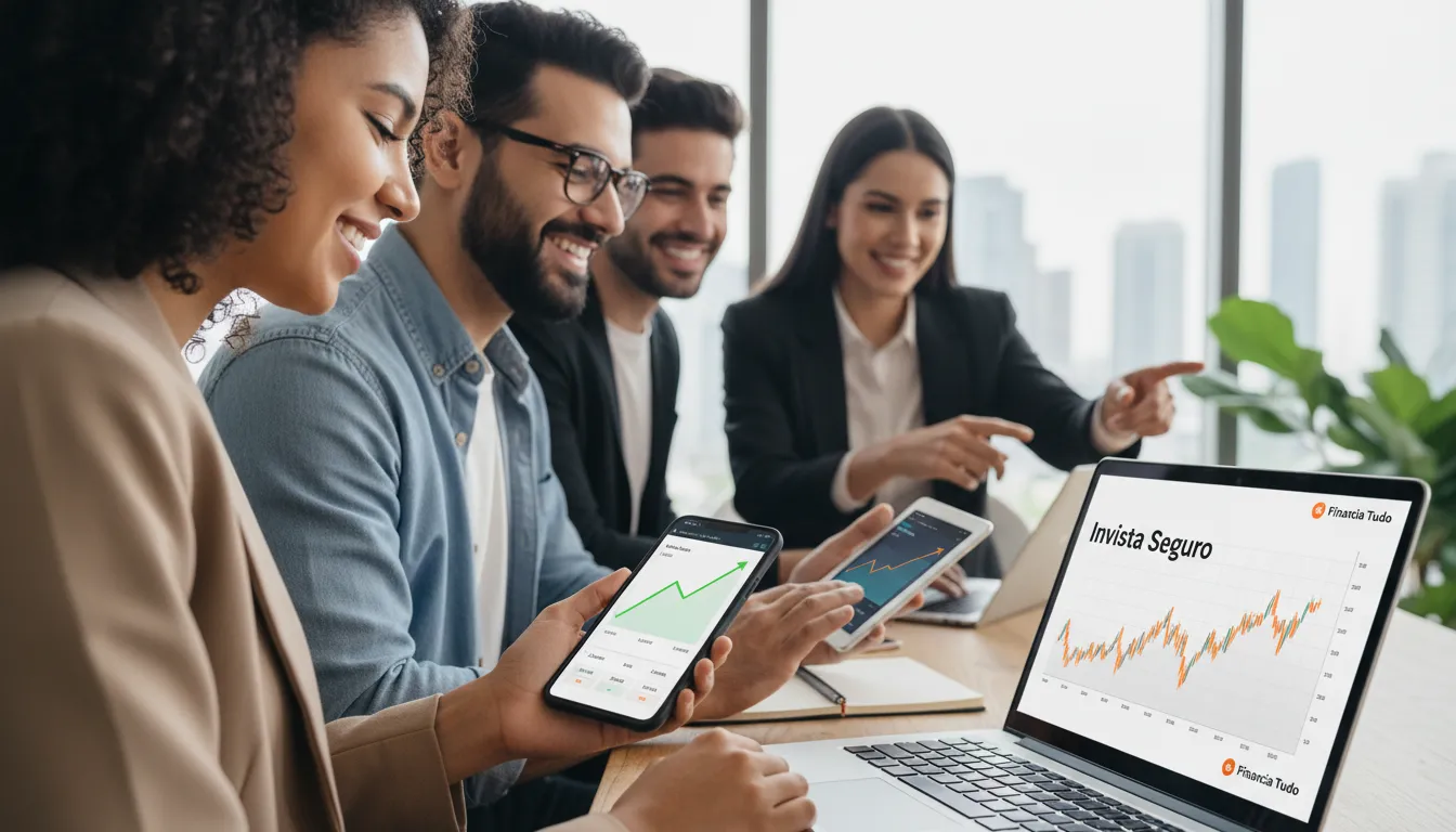 Plataforma online da Financia Tudo facilitando o acesso a investimentos conservadores para diversos perfis de investidores, promovendo crescimento financeiro seguro.