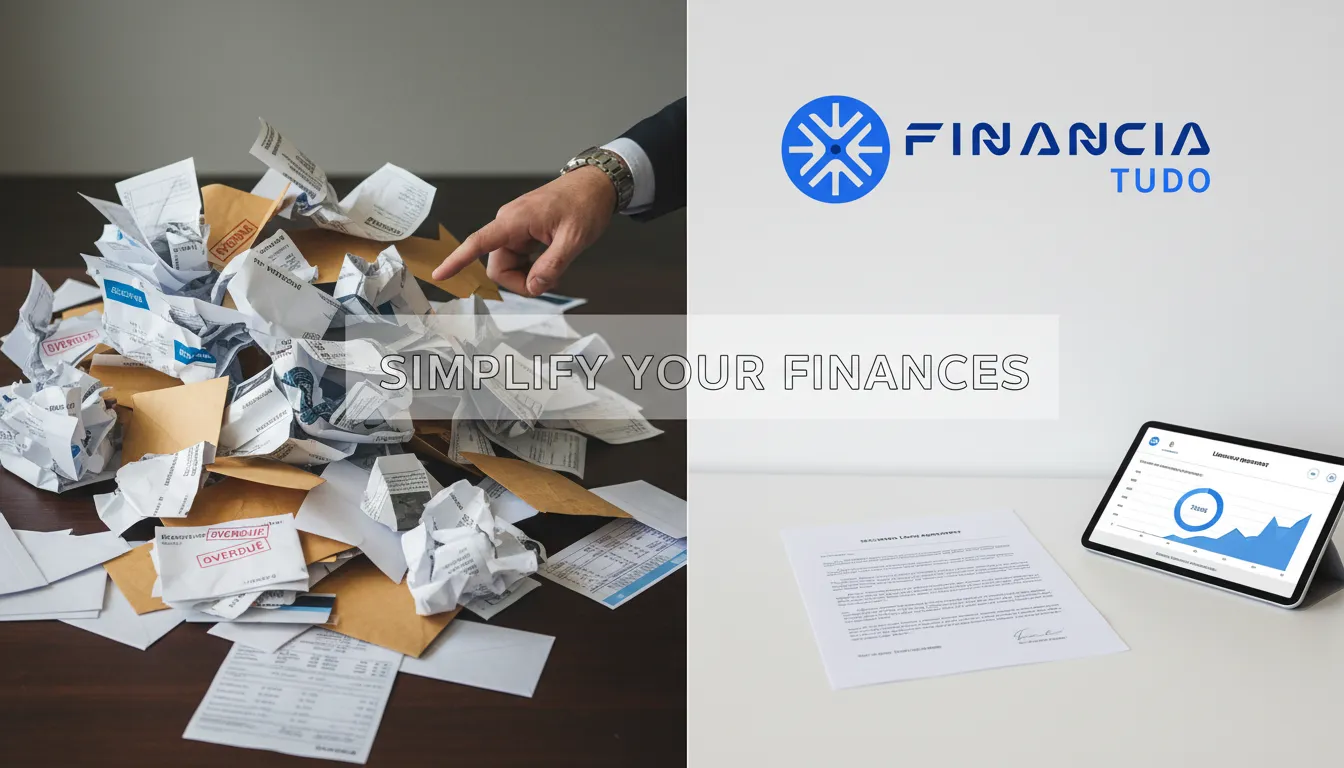 Imagem ilustrativa de organizar as finanças ao trocar empréstimo pessoal por crédito com garantia.