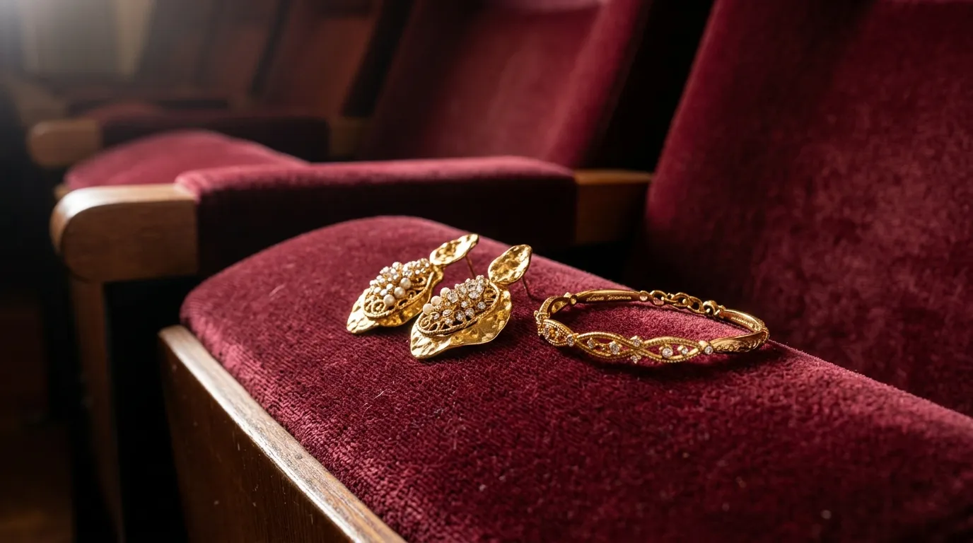 Detalhes de semijoias finas e braceletes em evento nos cinemas moda brasileira sofisticada.
