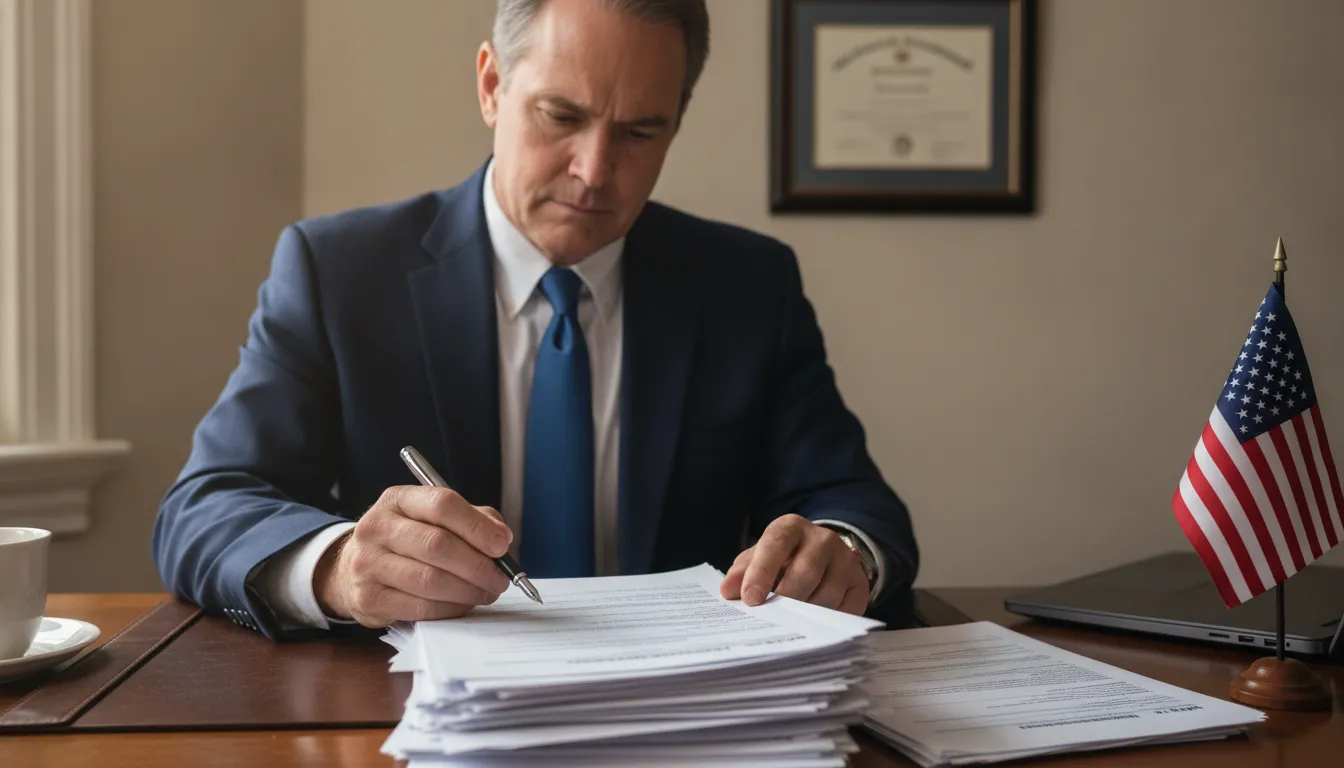 Empregador revisa obrigações legais e payroll nos EUA como funciona, com formulários fiscais e documentos oficiais.