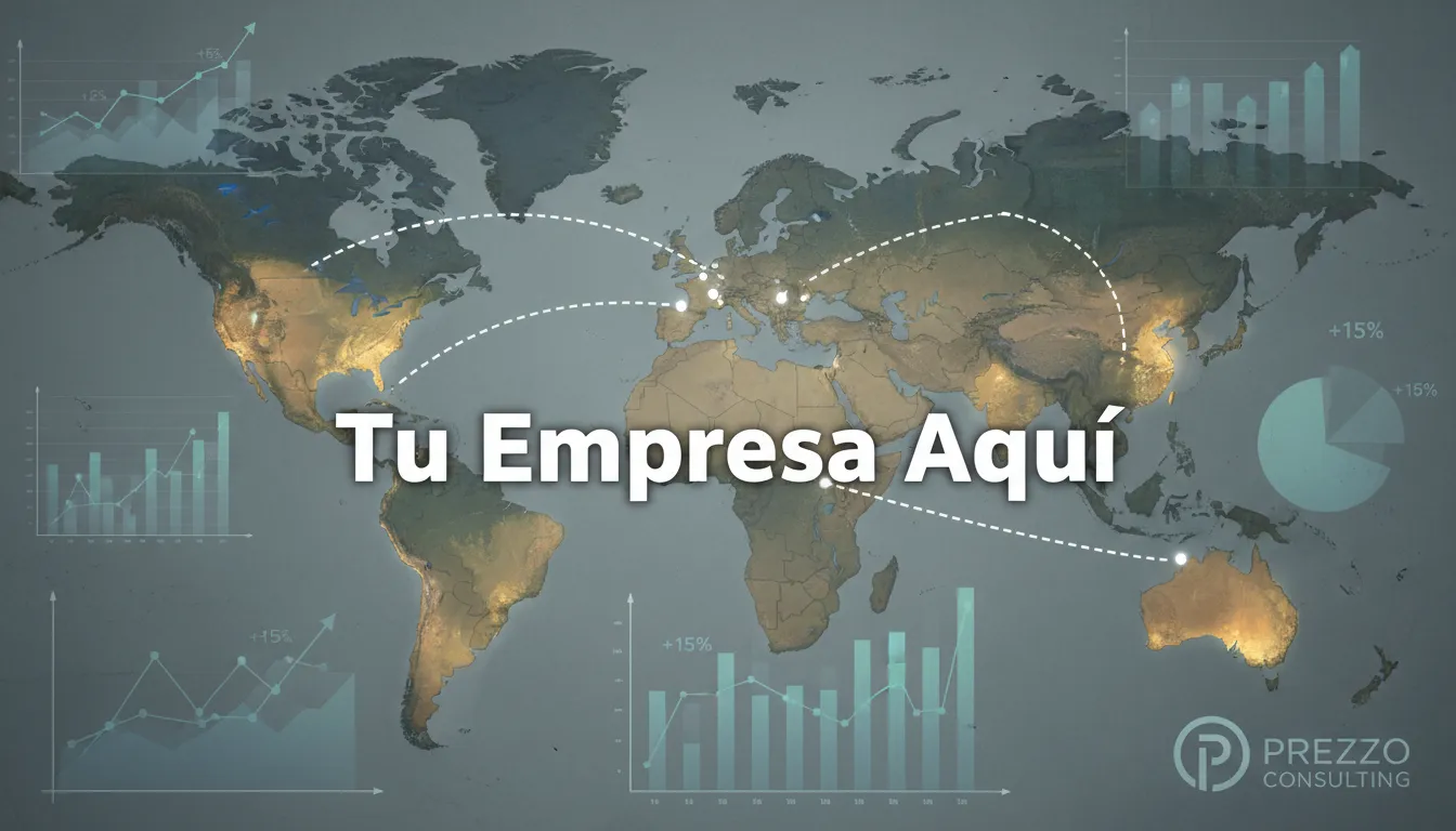 Mapa conectando Colombia y EE.UU, ilustrando el proceso de Como crear una empresa en EE.UU desde Colombia. Prezzo Consulting facilita el camino.