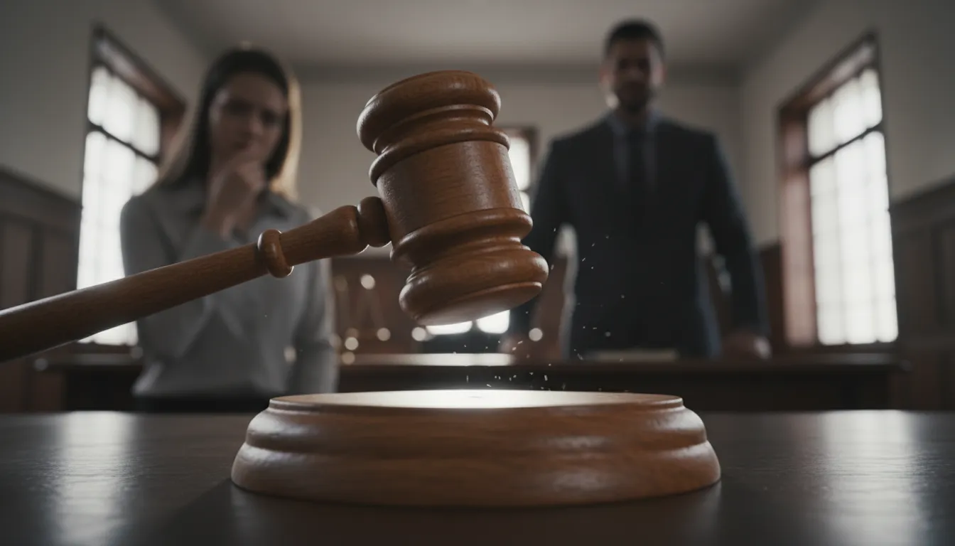 Martelo de juiz em destaque simboliza ação de advogado em feira de santana contra plano de saúde.