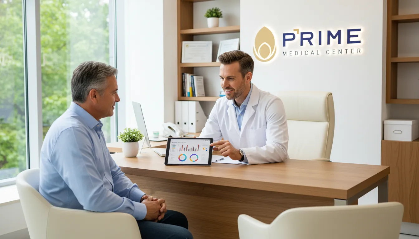 Consulta médica profissional para entender como aumentar testosterona com acompanhamento e orientação médica qualificada.
