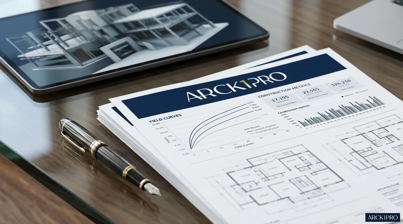 Documentos e contratos de investimento via SCP imobiliario sobre mesa executiva