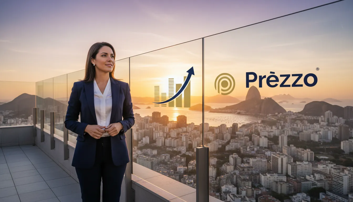 Mulher de negócios com a assessoria de um escritório de contabilidade no Rio de Janeiro.