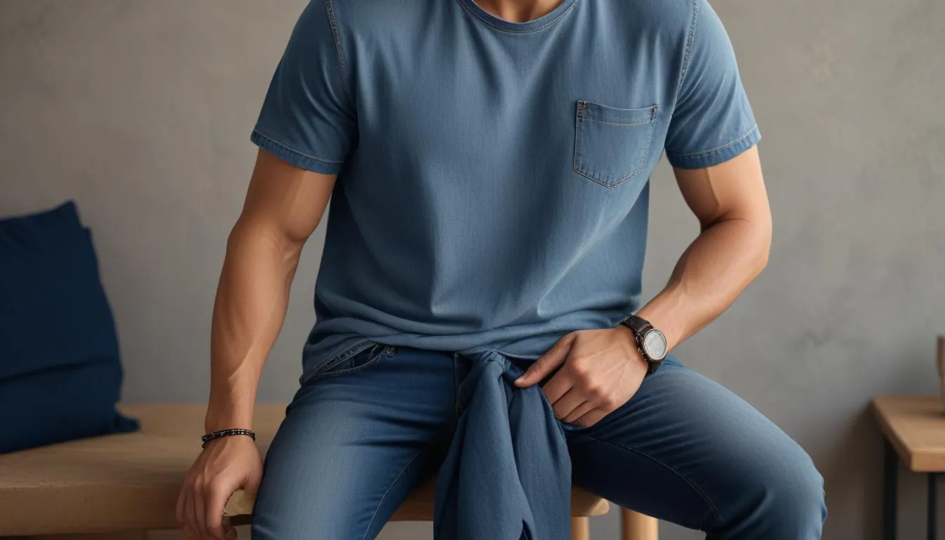 Ilustração da seção: Vantagens da Calça Profissional em Brim no Ambiente de Trabalho