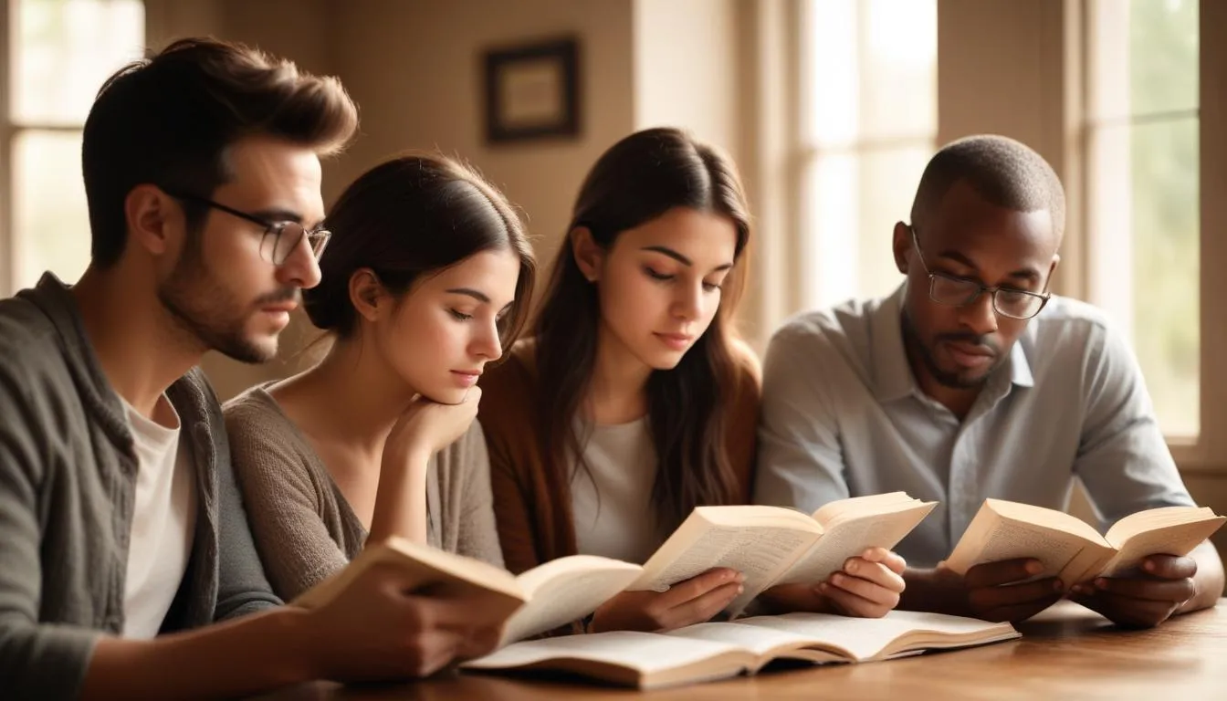 Ilustração da seção: Versículos em Inglês de Força e Coragem