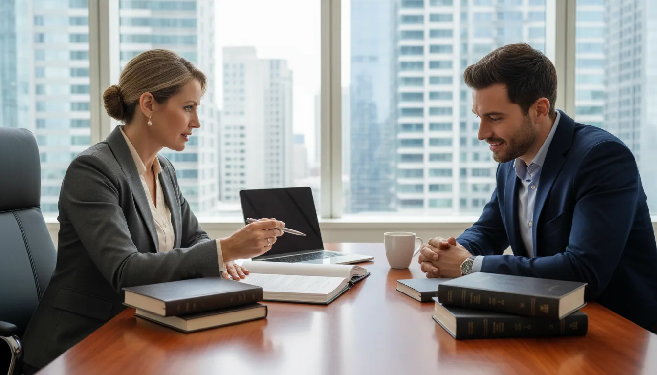 Advogada experiente explica a responsabilidade do sócio, oferecendo segurança jurídica para a empresa.