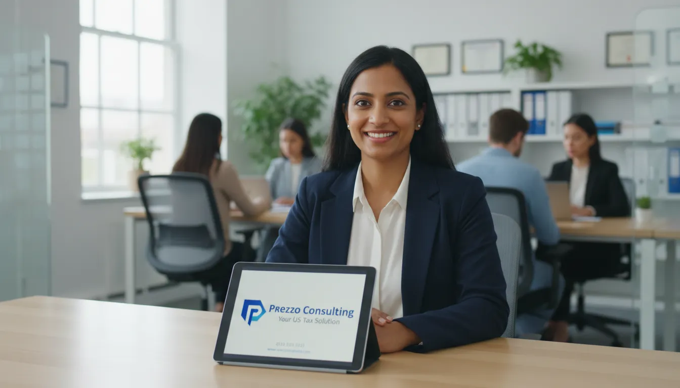 Prezzo Consulting team member offers solutions for 1099 nec o que fazer brasileiro para conformidade fiscal.