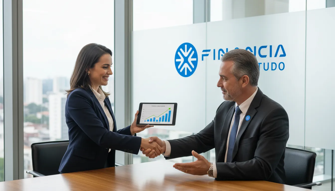 Consultor da Financia Tudo oferece atendimento especializado e condições competitivas para crédito para capital de giro.