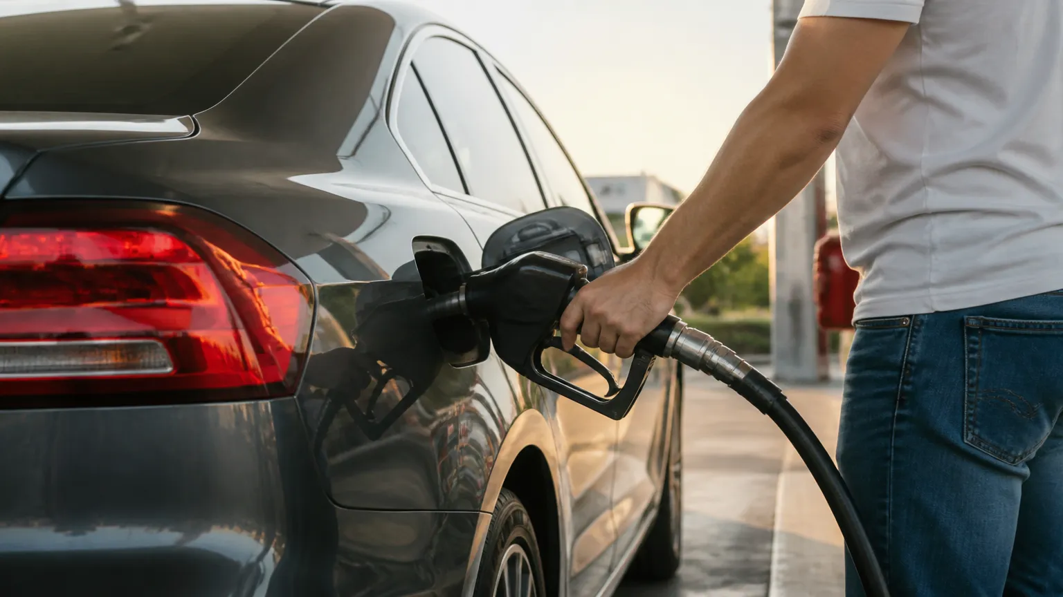 Abastecimento de combustivel ao calcular quanto custa manter um carro por ano.