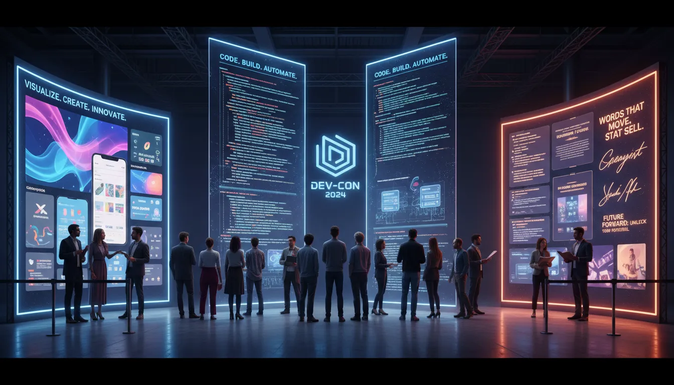 Site para Freelancer em 2026: Portfólio que Fecha Contratos 2 Equipe de criativos exibindo trabalhos de design, desenvolvimento e copywriting em telas grandes.