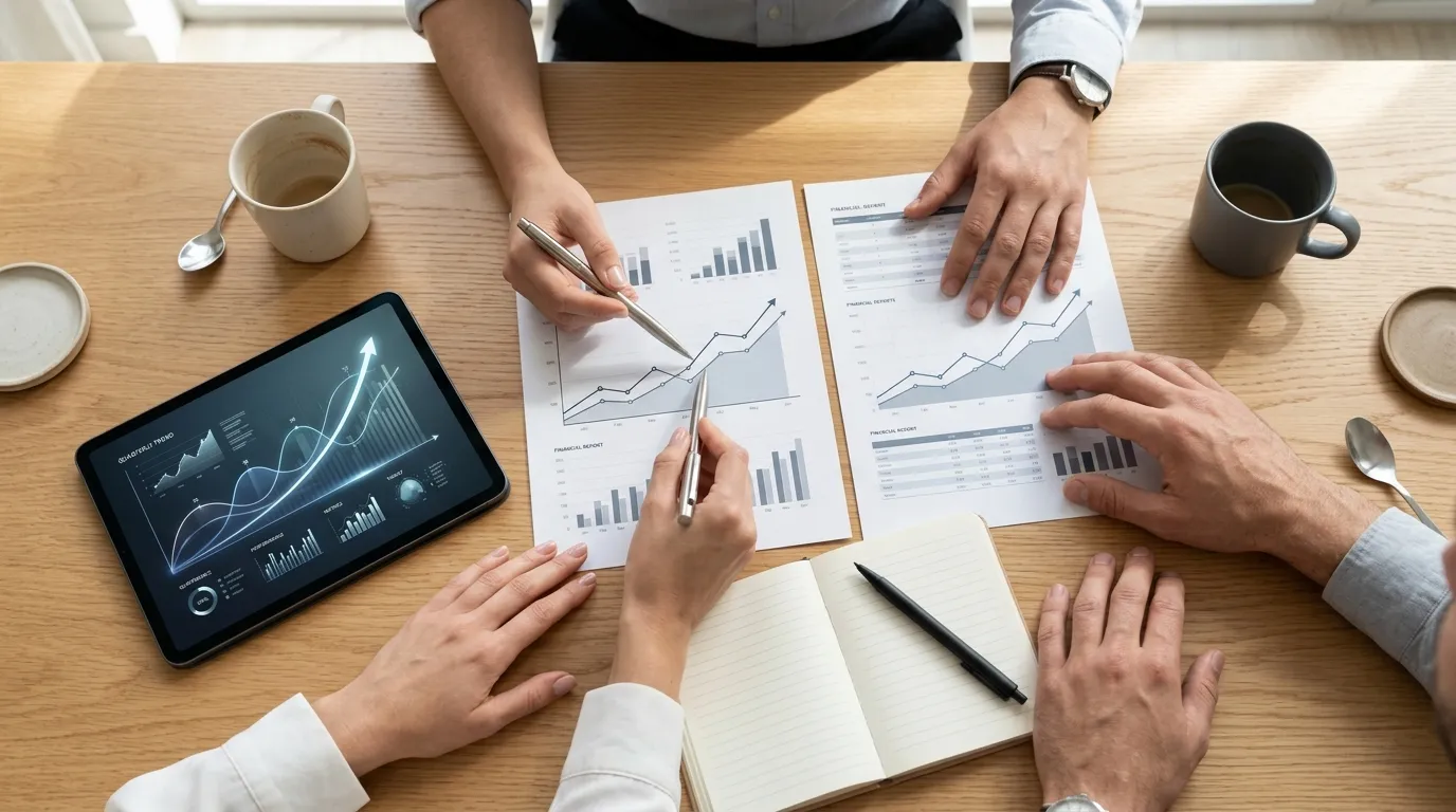 Planejamento estratégico de parcerias comerciais para indicação de crédito com análise de resultados.
