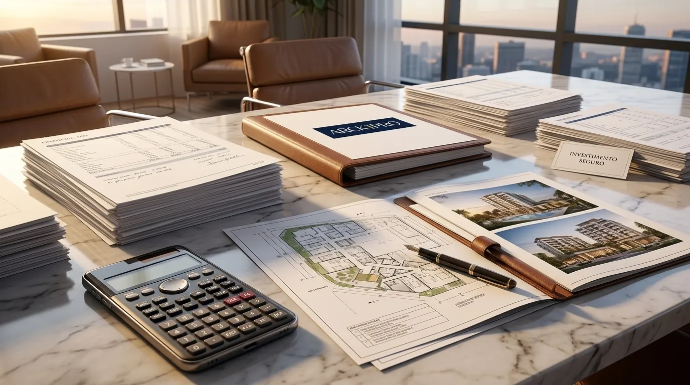 Calculadora e planilhas definindo qual o valor do imposto de renda no brasil em investimentos imobiliários.