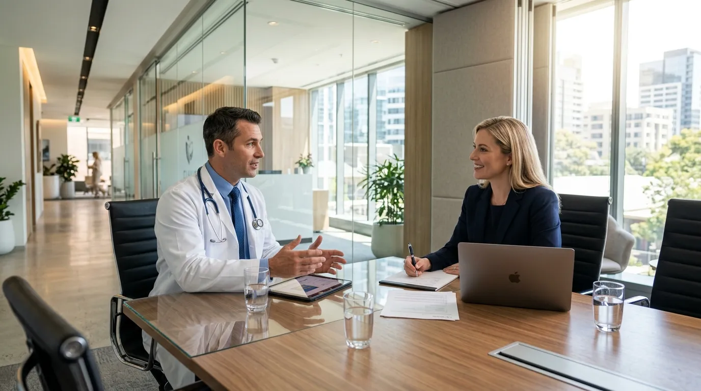 Consultoria financeira sobre simples nacional para clínicas médicas evitando pagamento excessivo.