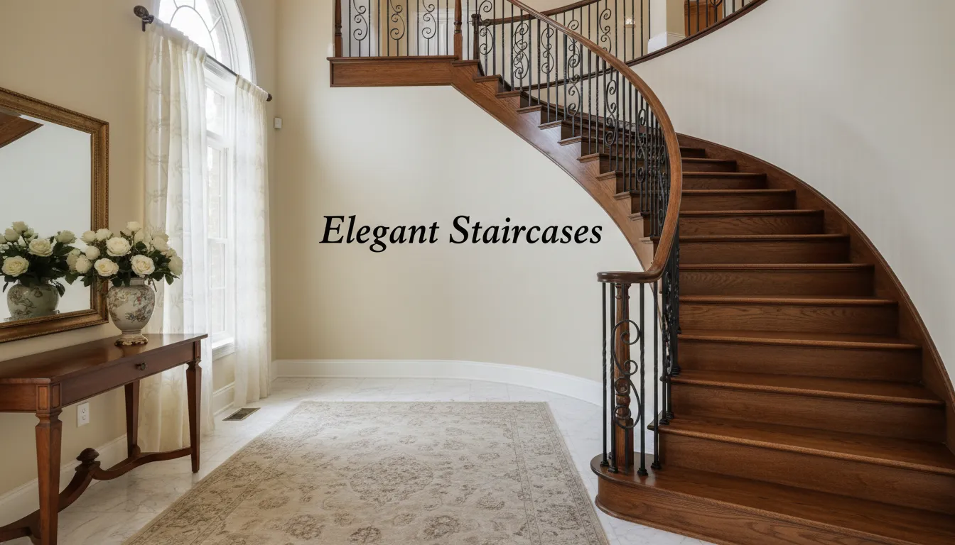 New hardwood staircase installation represents 