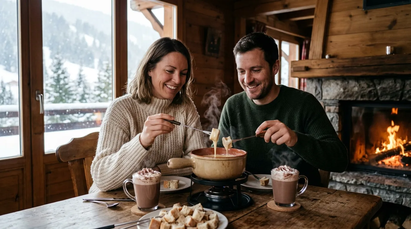 Ambiente aconchegante de inverno mostrando a melhor época para viajar para gramado e relaxar.