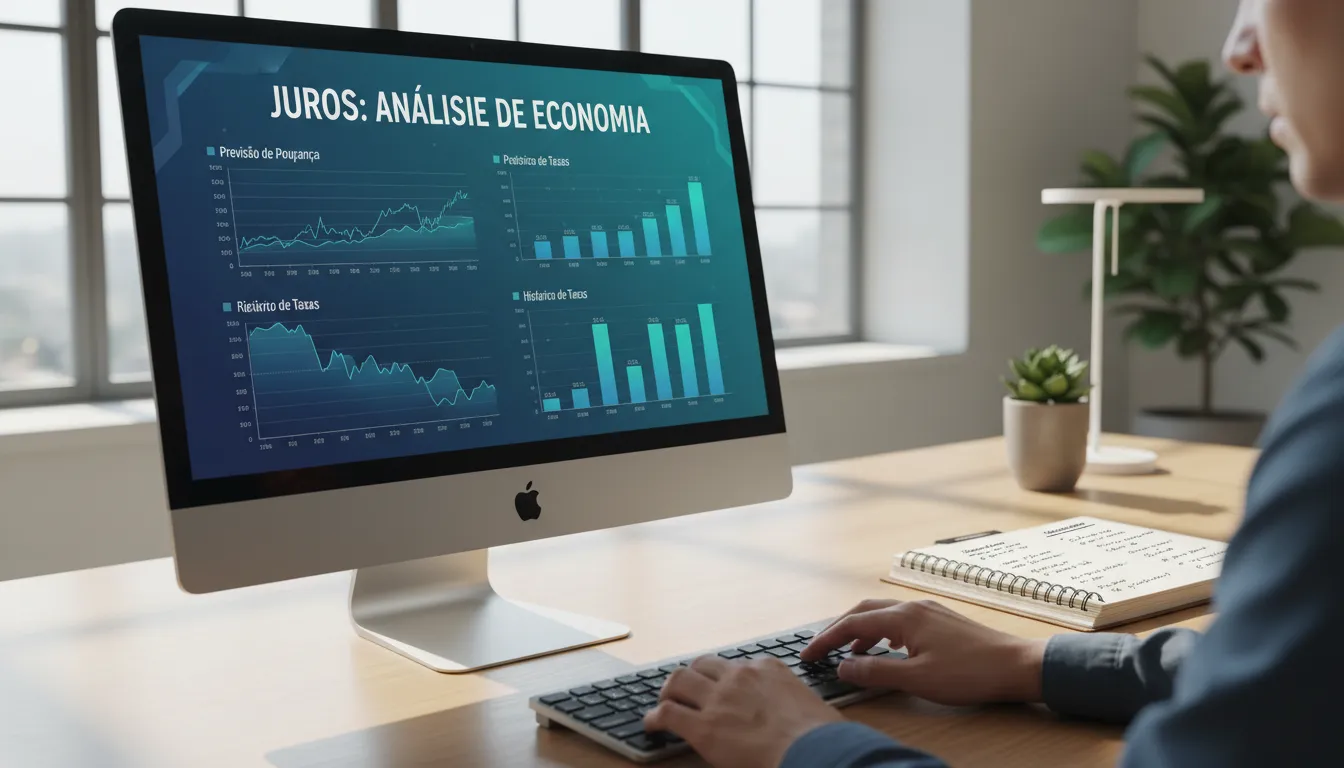 Analisando simulação de antecipação de empréstimo com gráficos e anotações no escritório