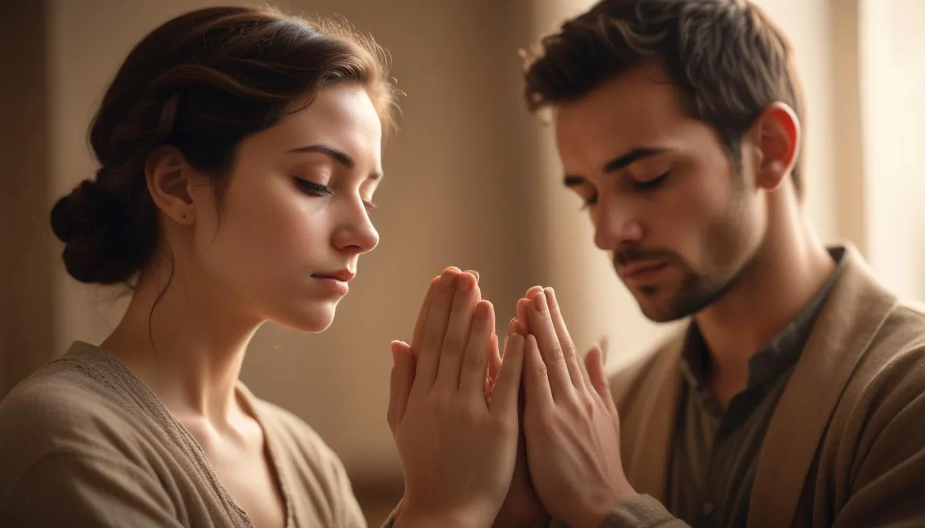 Imagem relacionada a: Benefícios da oração do casal na bíblia para o fortalecimento do amor