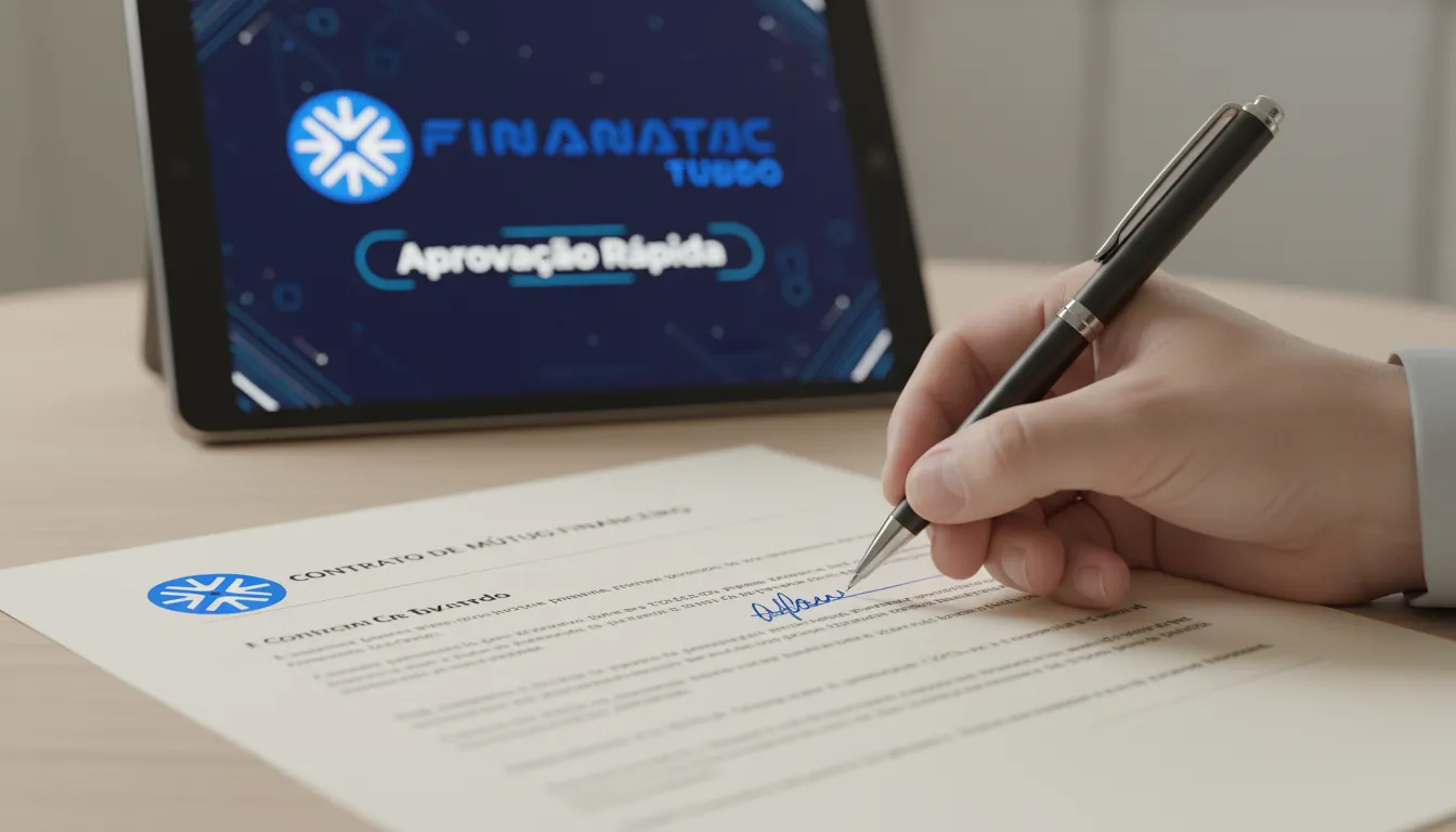 Close up da assinatura de um contrato de home equity para empresas, simbolizando aprovação rápida e segura.