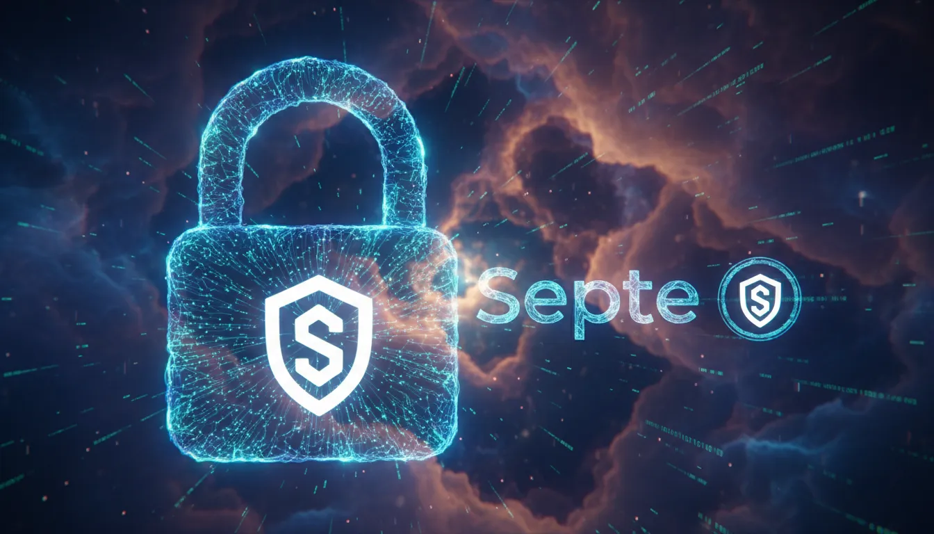 Representação visual de segurança e proteção de dados no cloud storage corporativo da Septe.