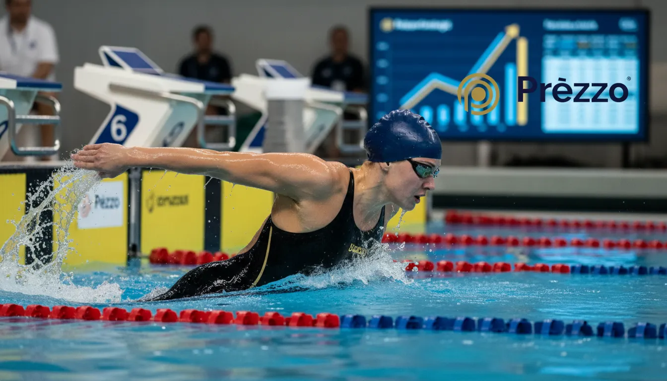Atleta focada em seu esporte, com finanças organizadas, um exemplo de contabilidade para atletas eficaz.