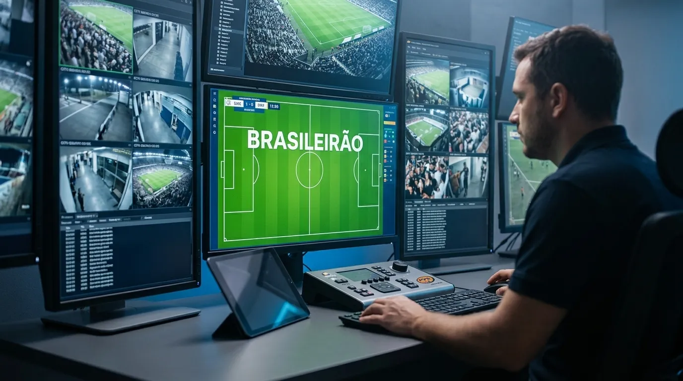 Monitoramento e resultado dos jogos de hoje brasileirão série a em tela profissional.