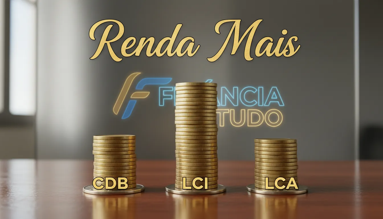 Visualização do crescimento de investimentos em CDB, LCI e LCA, mostrando qual rende mais com a ajuda da Financia Tudo.