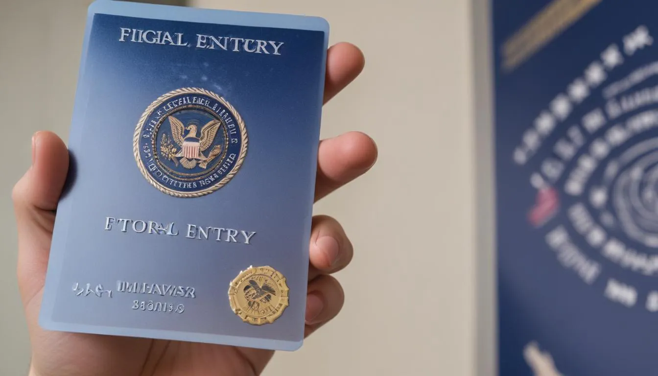 Ilustração da seção: How Global Entry Works