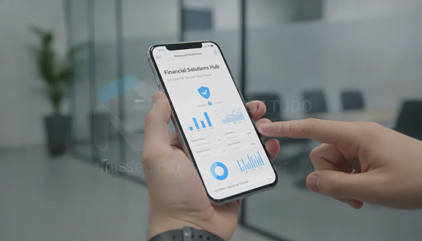Mãos exibem ferramenta financeira segura, otimizando renda para influenciadores digitais.