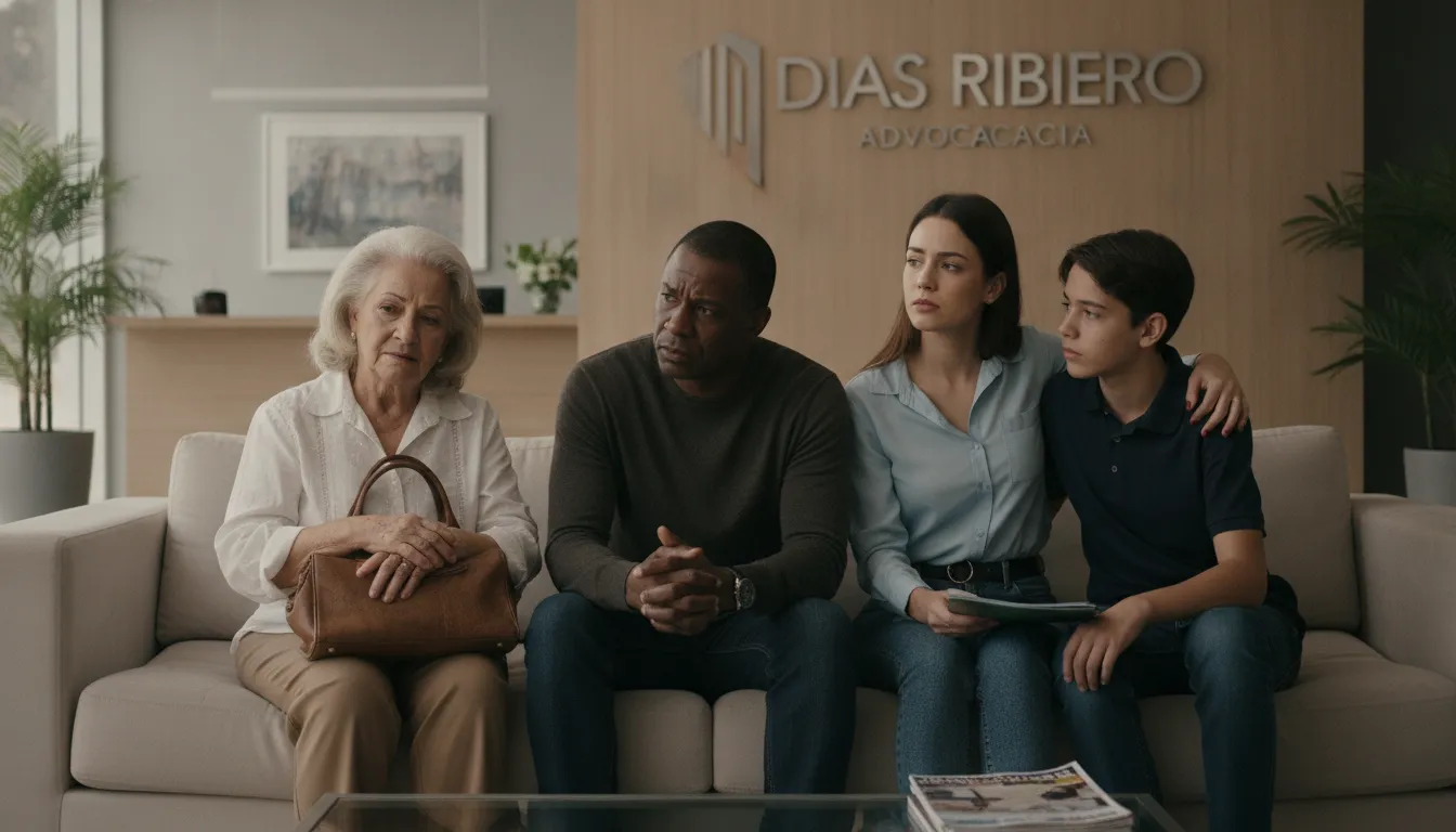 Família aguarda consulta com advogado em Cruzeiro para iniciar ação contra plano de saúde.