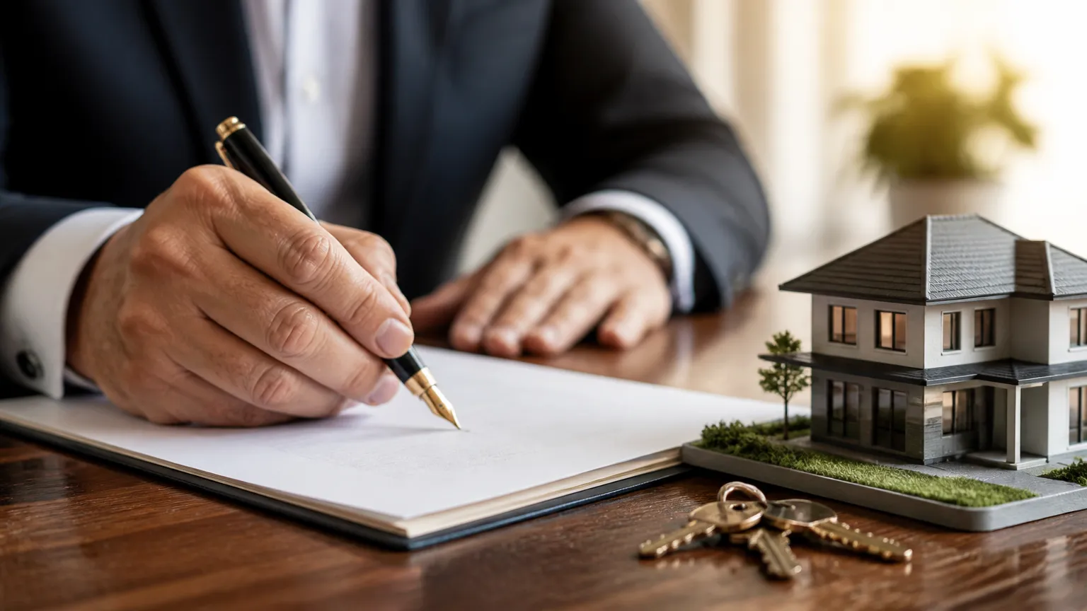 Assinatura de doação com reserva de usufruto mantendo controle do patrimônio imobiliário.