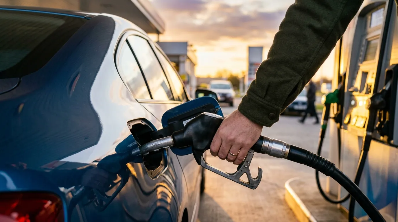 Abastecimento de combustível impactando o custo total de um carro mensalmente