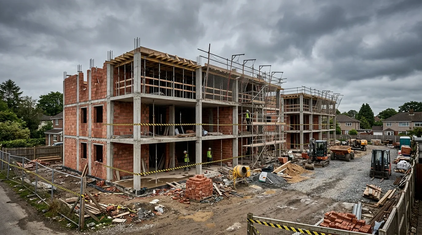 Construção inacabada de imóvel que não pode ser usado como garantia em operações de crédito.