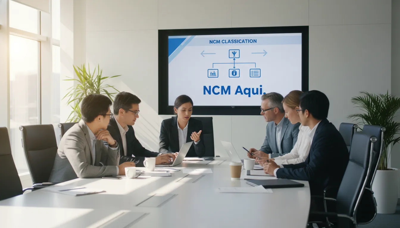 Equipe contábil trabalhando em conjunto, demonstrando expertise em ncm codigo e classificação fiscal, auxiliando empresas a otimizar seus impostos.