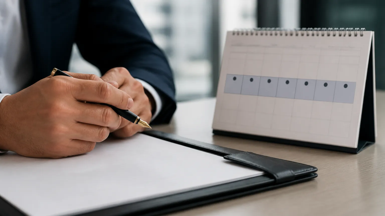 Calendário destacando prazo de como cancelar empréstimo consignado clt com direito de arrependimento.