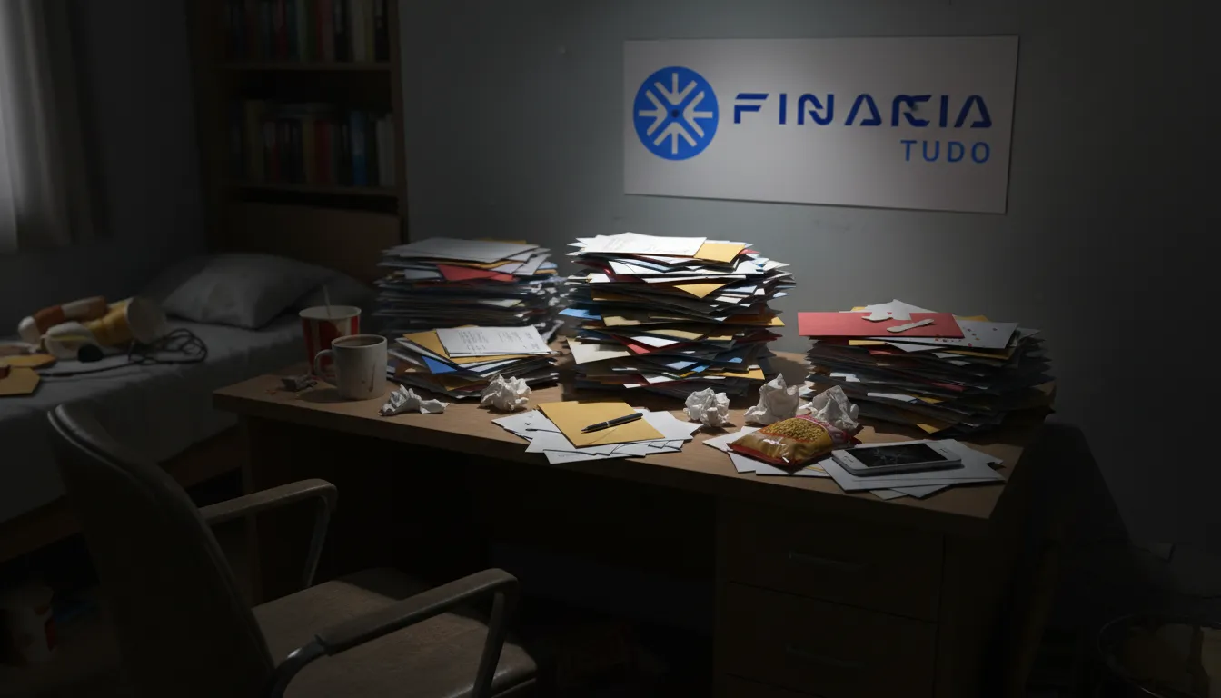 Cartas de cobrança acumuladas: um dos piores sinais de problemas financeiros. Conte com a Financia Tudo.