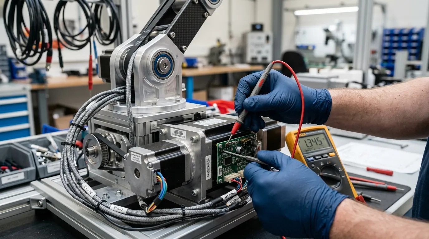 Manutenção preventiva em motor industrial reduzindo paradas não programadas.